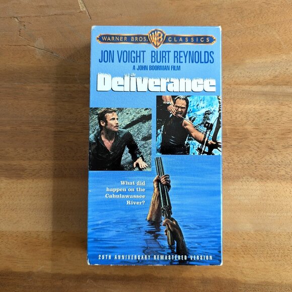 3/$15 Deliverance VHS tape, Burt Reynolds 25th anniversary remastered edition - Picture 1 of 5